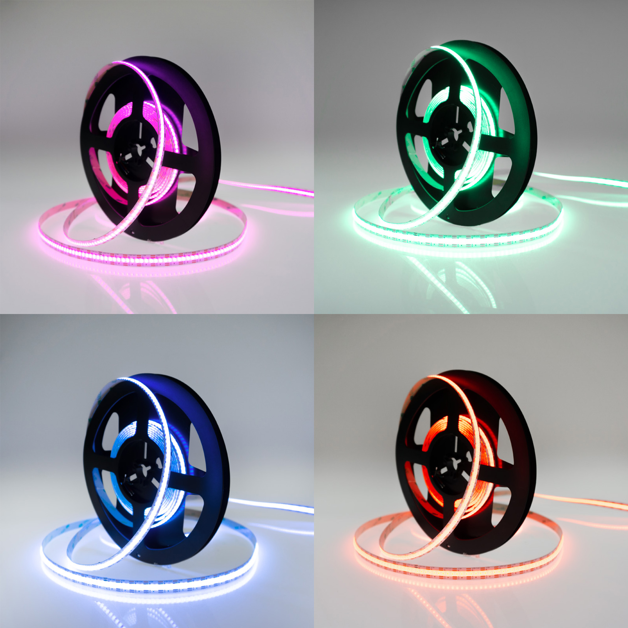 Taśma LED COB RGB 810 LED/m 12 V 15 W/m IP20 5 m Eco Light EC20299