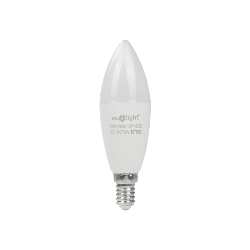 Żarówka LED CANDLE E14 10 W 4000K 1000 lm Eco Light EC79832