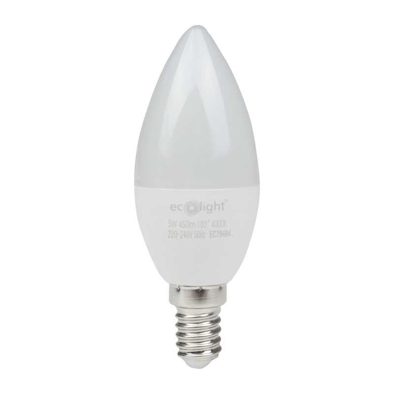Żarówka LED CANDLE E14 5 W 4000K 450 lm Eco Light EC79484