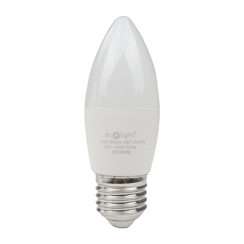 Żarówka LED CANDLE E27 10 W 6500K 900 lm Eco Light EC79836