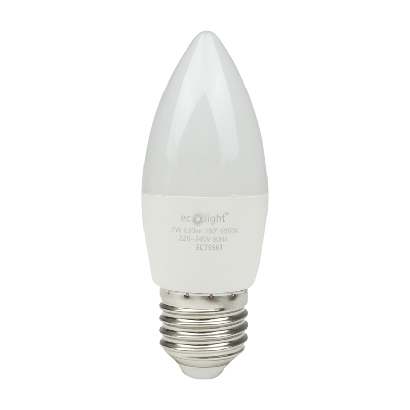 Żarówka LED CANDLE E27 7 W 6500K 700 lm Eco Light EC79561