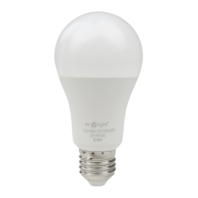 Żarówka LED smart CLASSIC E27 10 W RGB+CCT 850 lm Wi-Fi Tuya Eco Light EC79942