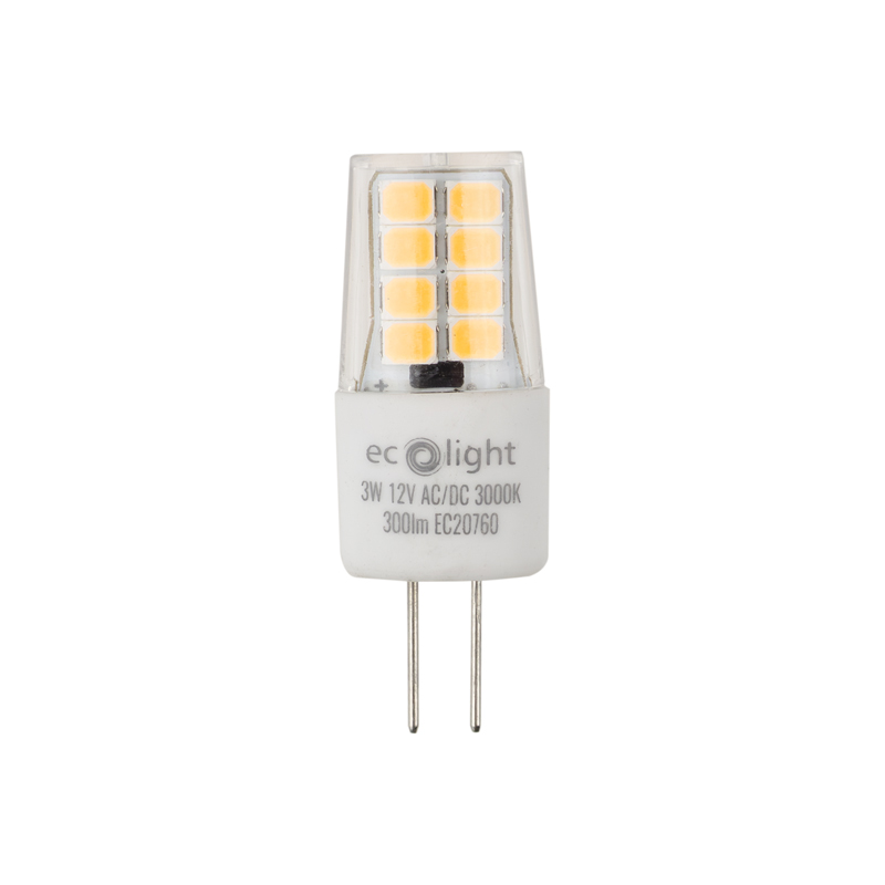 Żarówka LED G4 3 W 12 V AC/DC 3000K 300 lm Eco Light EC20760