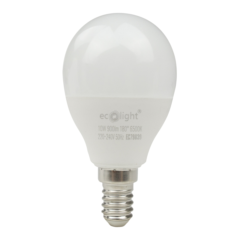 Żarówka LED GOLF BALL E14 10 W 6500K 1000 lm Eco Light EC79839