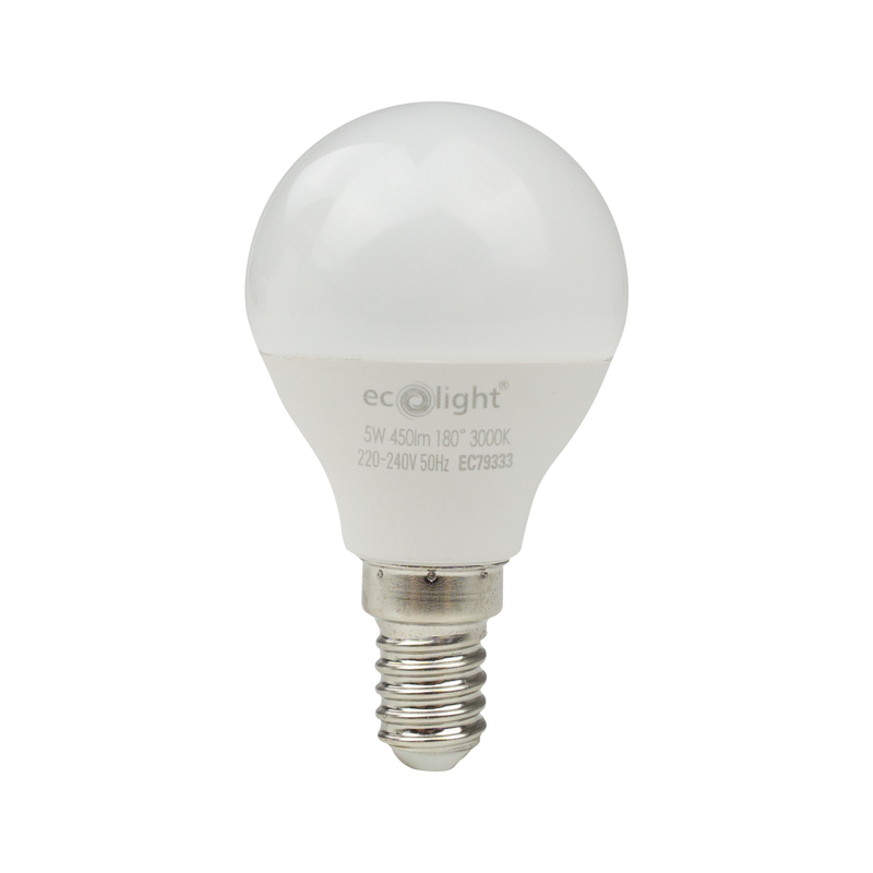 Żarówka LED GOLF BALL E14 5 W 3000K 500 lm Eco Light EC79333