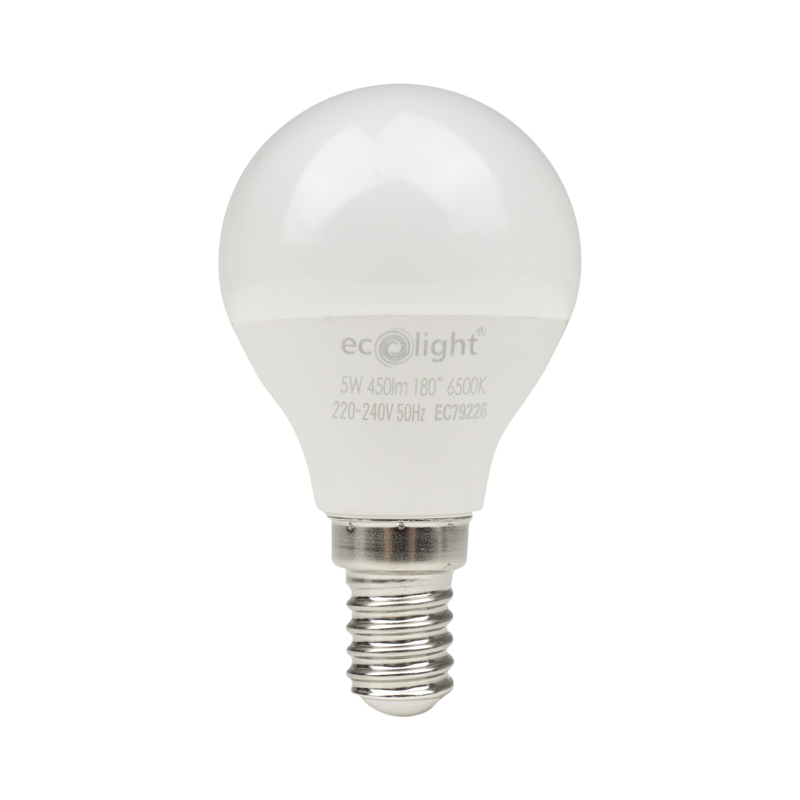 Żarówka LED GOLF BALL E14 5 W 6500K 500 lm Eco Light EC79226