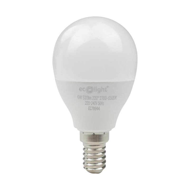 Żarówka LED smart GOLF BALL G45 E14 6 W RGB+CCT 520 lm Wi-Fi Tuya Eco Light EC79944