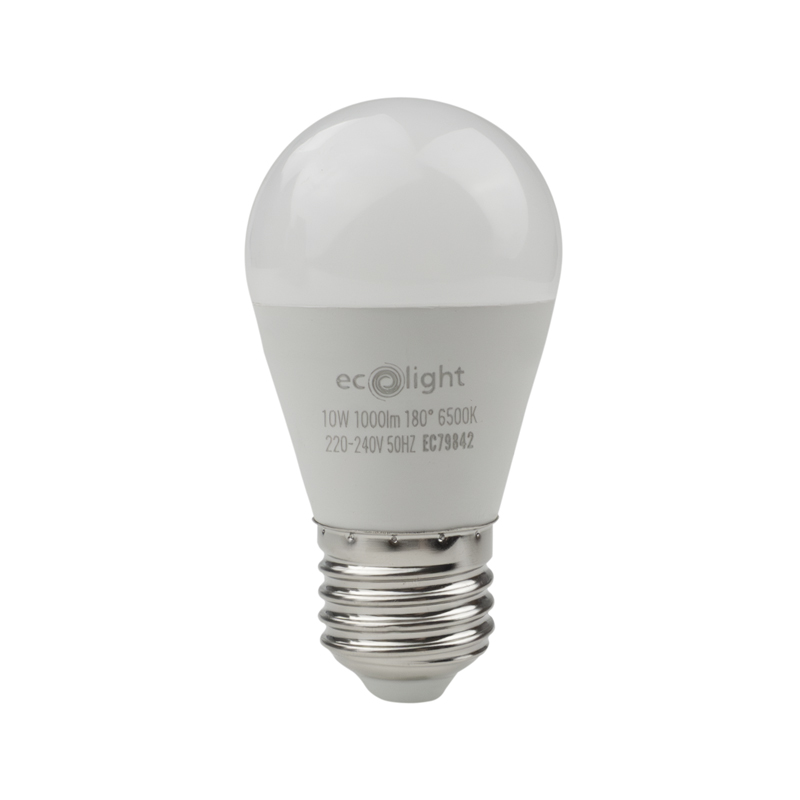Żarówka LED GOLF BALL E27 10 W 6500K 1000 lm Eco Light EC79842