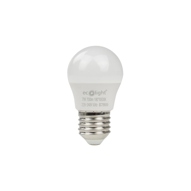 Żarówka LED GOLF BALL E27 7 W 6500K 700 lm Eco Light EC79559