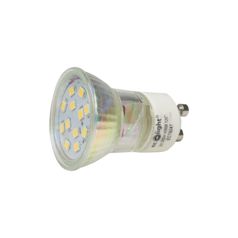 Żarówka LED GU11 3 W 4000K 300 lm Eco Light EC79247