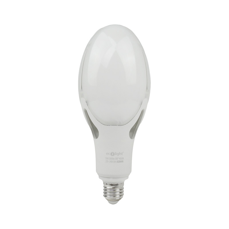 Żarówka LED Rocket E27 30 W 4000K 3000 lm z adapterem E40 Eco Light EC20498