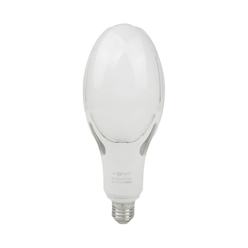Żarówka LED Rocket E27 40 W 4000K 4000 lm z adapterem E40 Eco Light EC20500