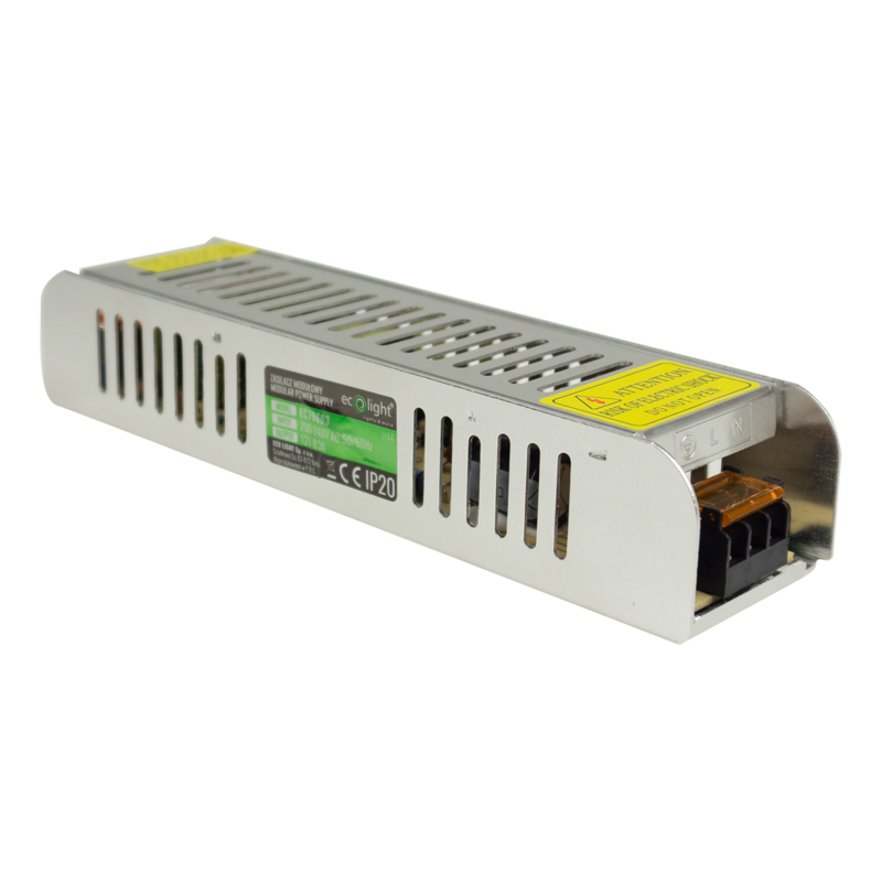 Zasilacz LED modułowy SLIM 100 W 12 V 8,33 A IP20 Eco Light EC79603
