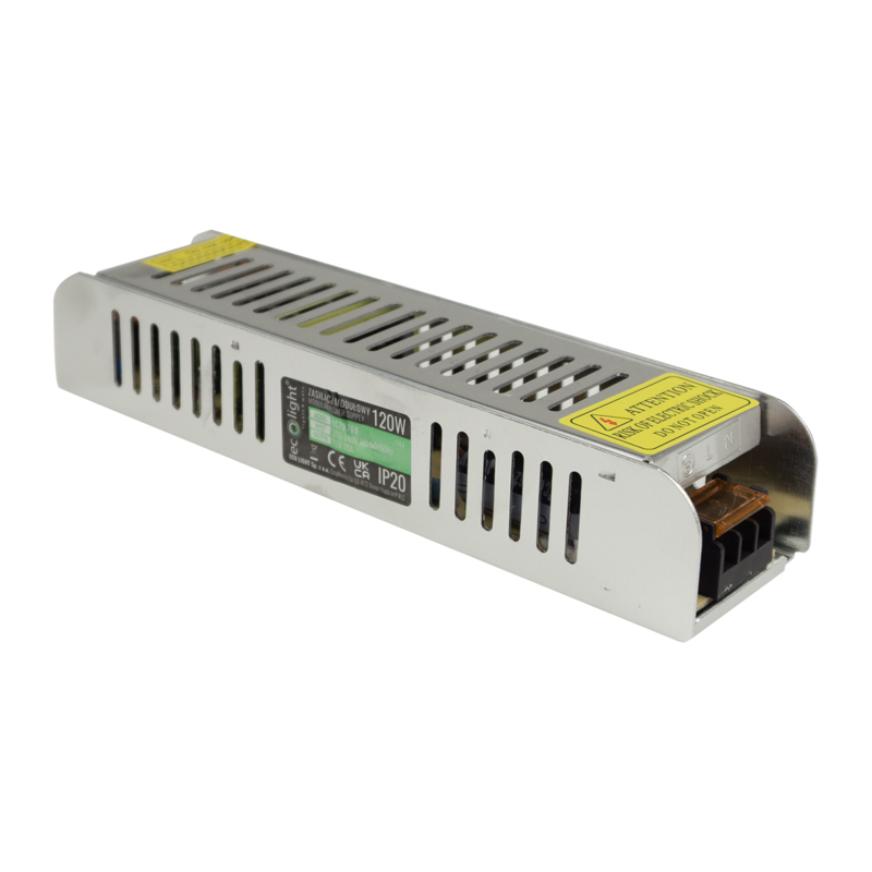 Zasilacz LED modułowy SLIM 120 W 12 V 10 A IP20 Eco Light EC79769
