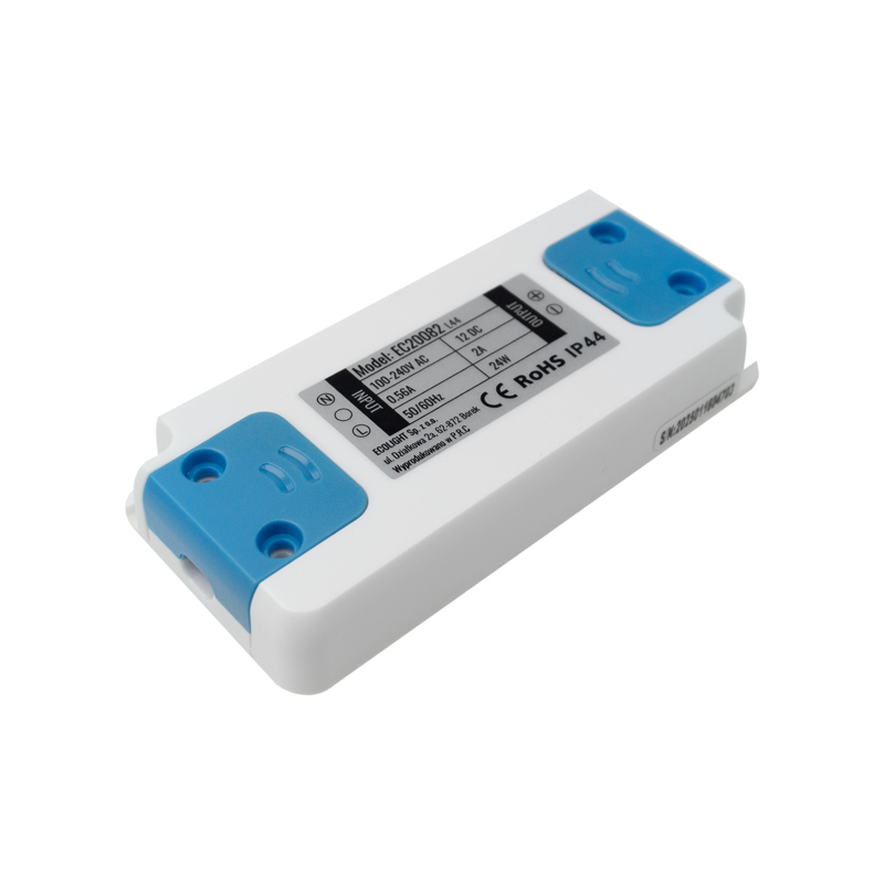 Zasilacz meblowy LED 24 W 12 V IP44 Eco Light EC20082