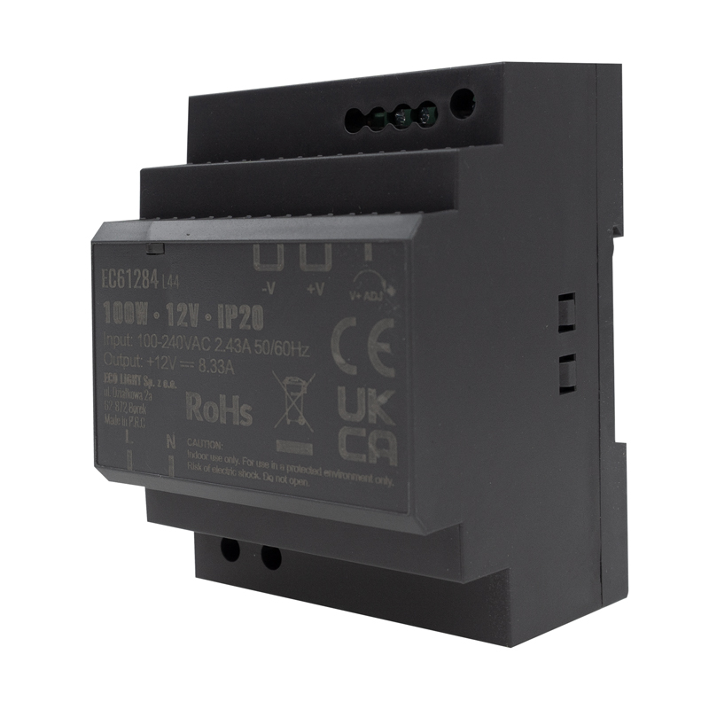 Zasilacz na szynę DIN PREMIUM 4M 12V 100W