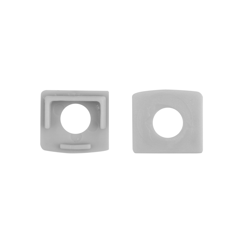 Zaślepka do profili LED GP01/GP02/GP03 z otworem szara – 10 szt. Eco Light EC61687