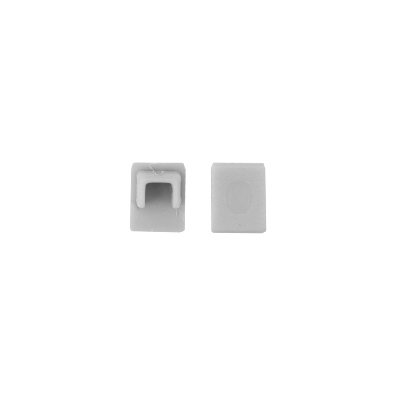 Zaślepka do profili LED NW01/NW02 bez otworu szara – 10 szt. Eco Light EC61675