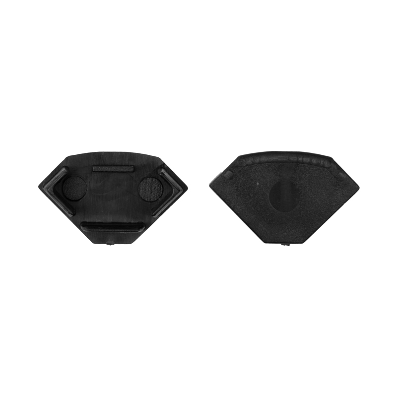 Zaślepka do profili LED R01/R02/R03 bez otworu czarna – 10 szt. Eco Light EC61670