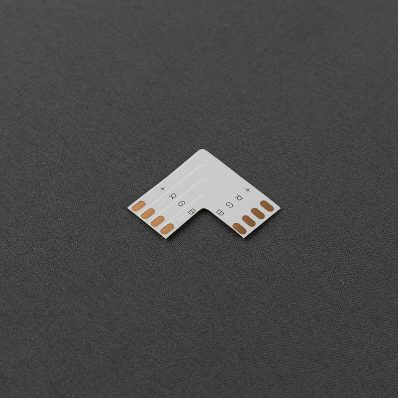 Złączka kątowa „L” do taśm LED RGB 10 mm Eco Light EC79097