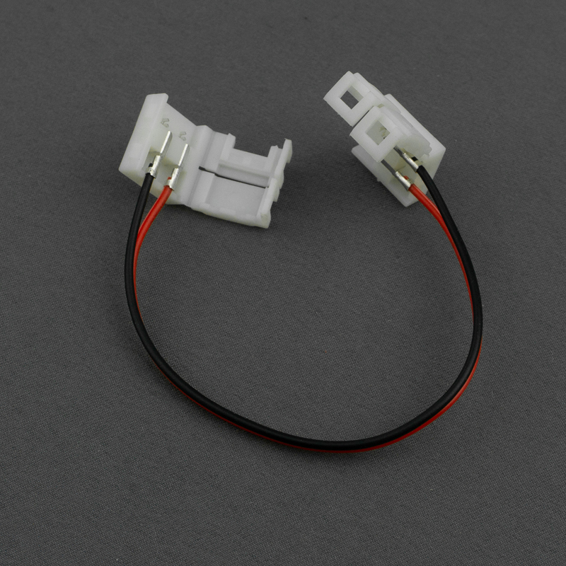 Złączka do taśm LED MONO 10 mm dwustronna z przewodem 10 cm IP63 Eco Light EC79952