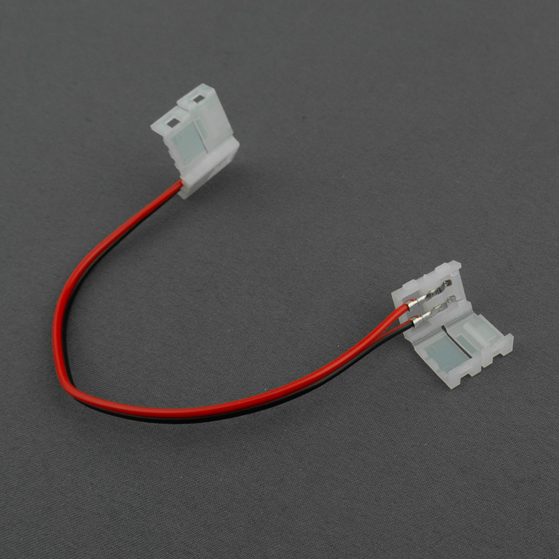Złączka do taśm LED MONO 8 mm dwustronna z przewodem 10 cm Eco Light EC79631