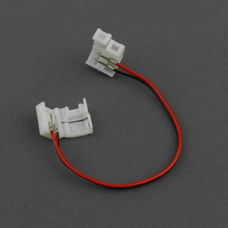 Złączka do taśm LED MONO 8 mm dwustronna z przewodem 10 cm IP63 Eco Light EC79951