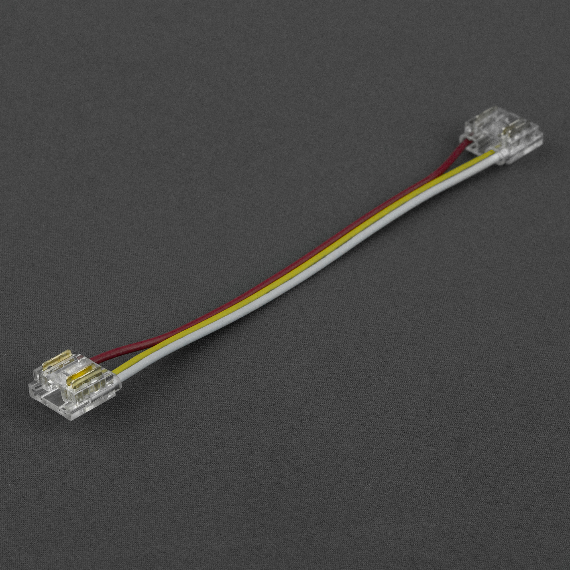 Złączka do taśm LED MONO/CCT COB DIGITAL 10 mm dwustronna zaciskowa z przewodem 10 cm Eco Light EC61566
