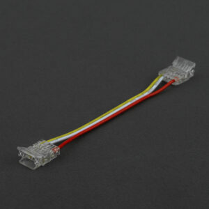 Złączka do taśm LED MONO/CCT COB DIGITAL 10 mm dwustronna zatrzaskowa z przewodem 10 cm Eco Light EC61557