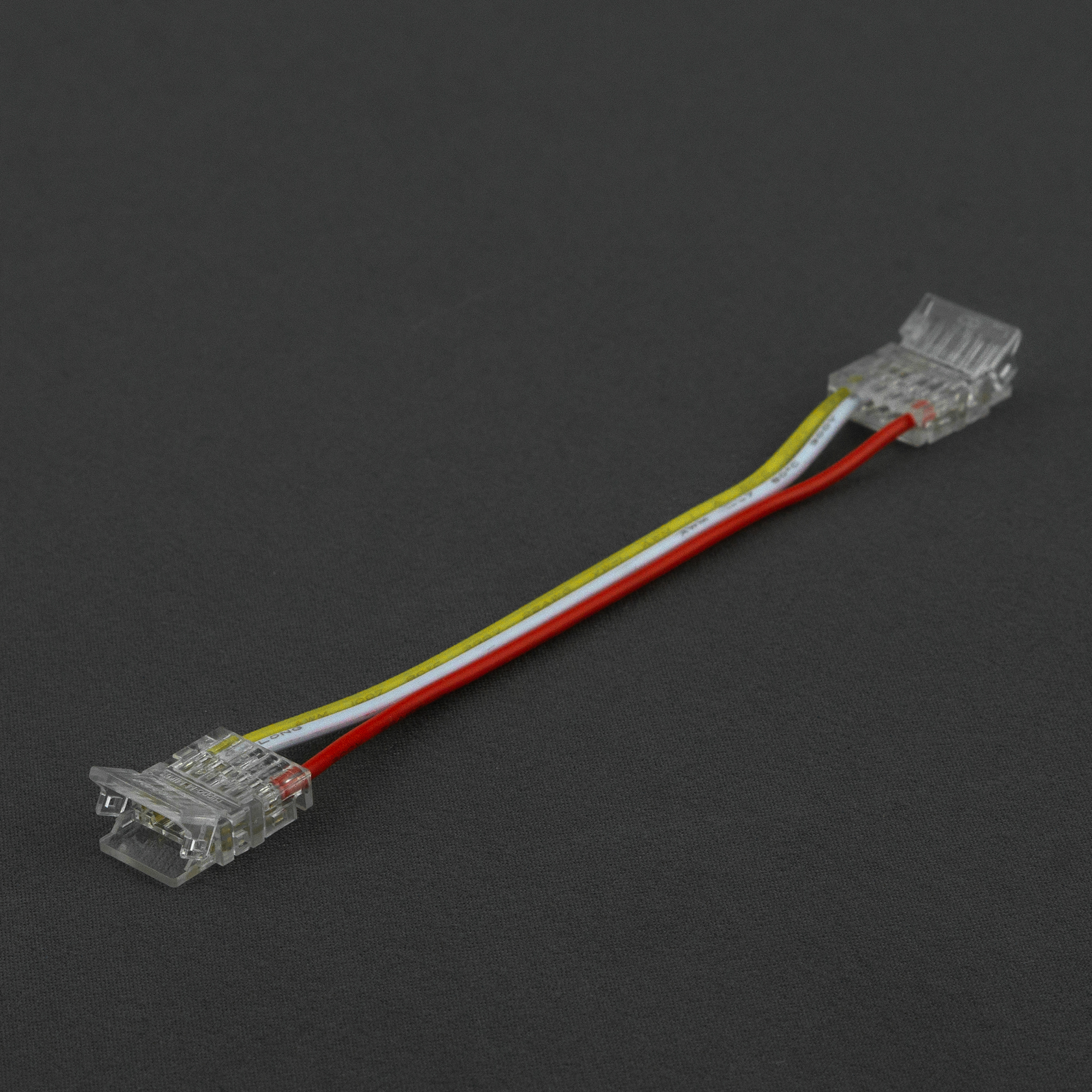 Złączka do taśm LED MONO/CCT COB DIGITAL 10 mm dwustronna zatrzaskowa z przewodem 10 cm Eco Light EC61557
