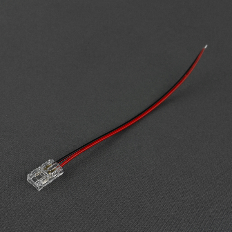 Złączka do taśm LED MONO COB 8 mm jednostronna z przewodem 10 cm Eco Light EC79184