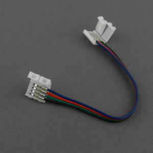 Złączka do taśm LED RGB 10 mm dwustronna z przewodem 10 cm Eco Light EC79633